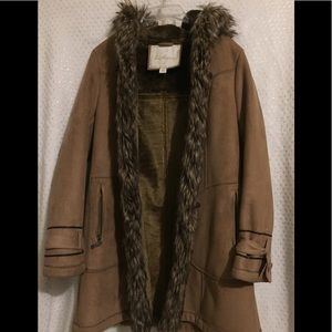 Large, Fur Trench Coat